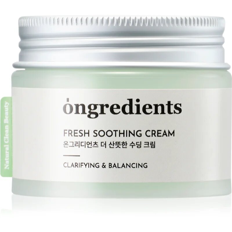 Ongredients Fresh Soothing Cream lahka vlažilna gel krema 50 ml