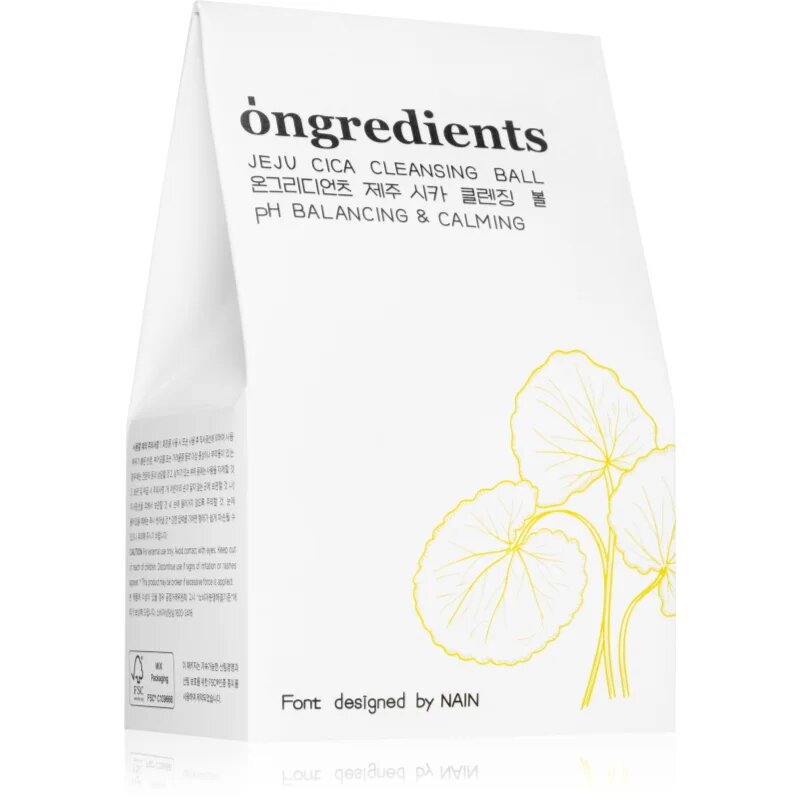 Ongredients Jeju Cica Cleansing Ball čistilno milo za obraz s pomirjajočim učinkom 110 g