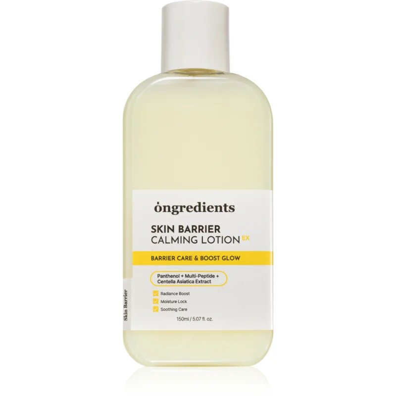 Ongredients Skin Barrier Calming Lotion EX vlažilni losjon za obraz za krepitev kožne pregrade 150 ml