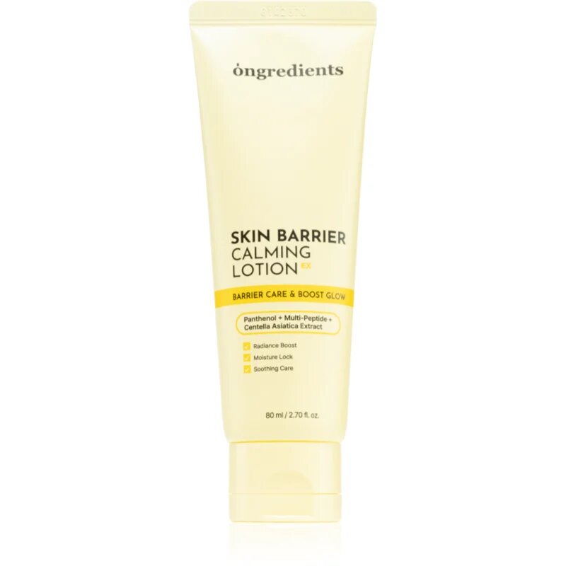 Ongredients Skin Barrier Calming Lotion EX vlažilni losjon za obraz za krepitev kožne pregrade 80 ml