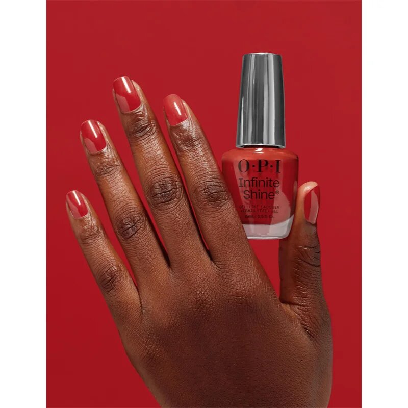 OPI Infinite Shine Silk lak za nohte z gel učinkom BIG APPLE RED ™ 15 ml