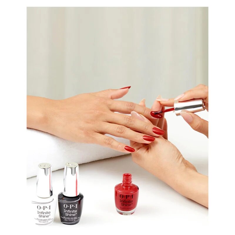 OPI Infinite Shine Silk lak za nohte z gel učinkom BIG APPLE RED ™ 15 ml