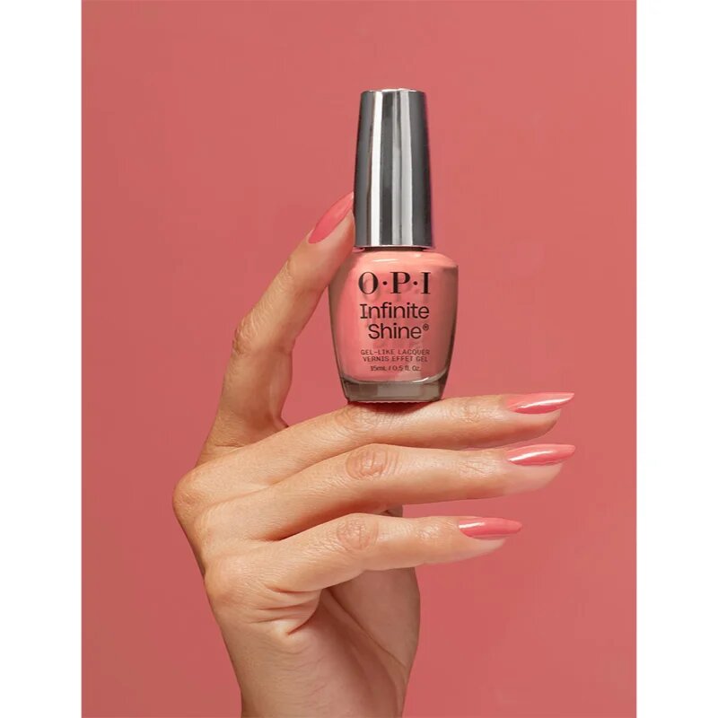 OPI Infinite Shine Silk lak za nohte z gel učinkom Megawatt Hot 15 ml