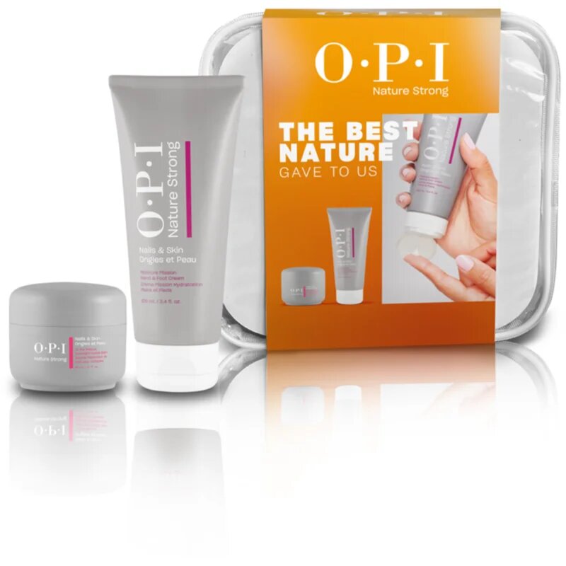 OPI Nature Strong Nails&Skin darilni set za nohte in obnohtno kožo