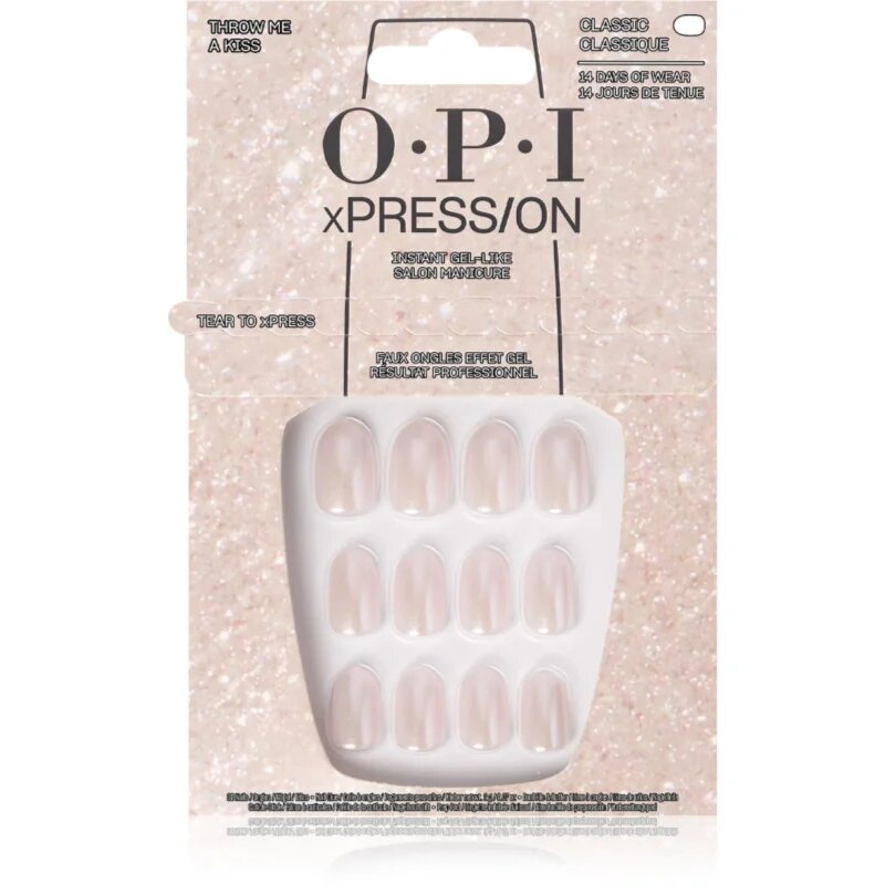 OPI xPRESS/ON umetni nohti Throw Me a Kiss 30 kos