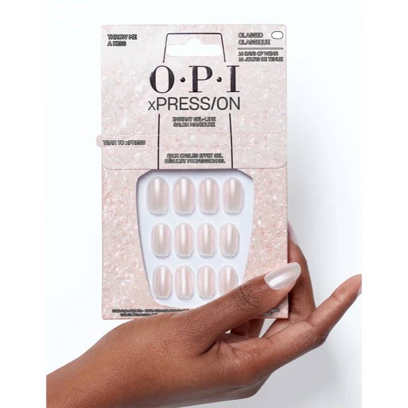 OPI xPRESS/ON umetni nohti Throw Me a Kiss 30 kos