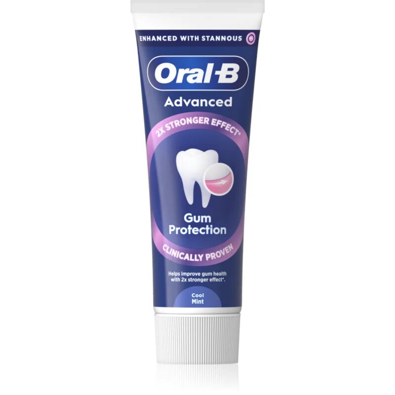 Oral-B Advanced Gum Protection zobna pasta za zdrave zobe in dlesni Cool Mint 75 ml