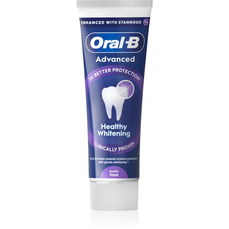 Oral-B Advanced Healthy Whitening nežna belilna zobna pasta Arctic Fresh 75 ml