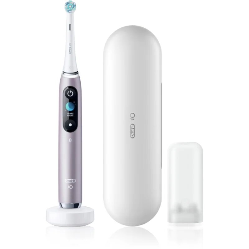 Oral-B iO 9 električna zobna ščetka s polnilnim etuijem Rose Quartz 1 kos