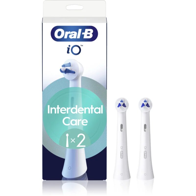 Oral-B iO Interdental Clean nadomestna glava za čiščenje zobnih aparatov in vsadkov 2 kos