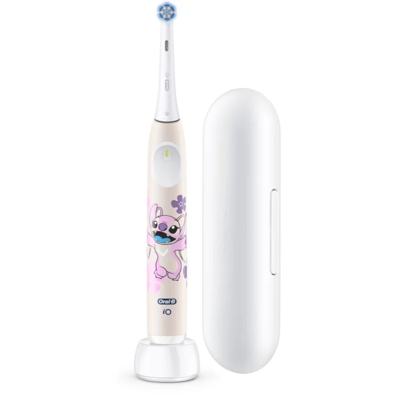 Oral-B iO Kids Disney Stitch Angel električna zobna ščetka za otroke s potovalnim etuijem 6 y+ 1 kos