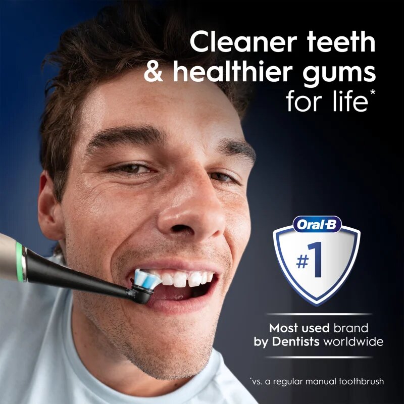 Oral-B iO10 električna zobna ščetka Lunar Gold 1 kos