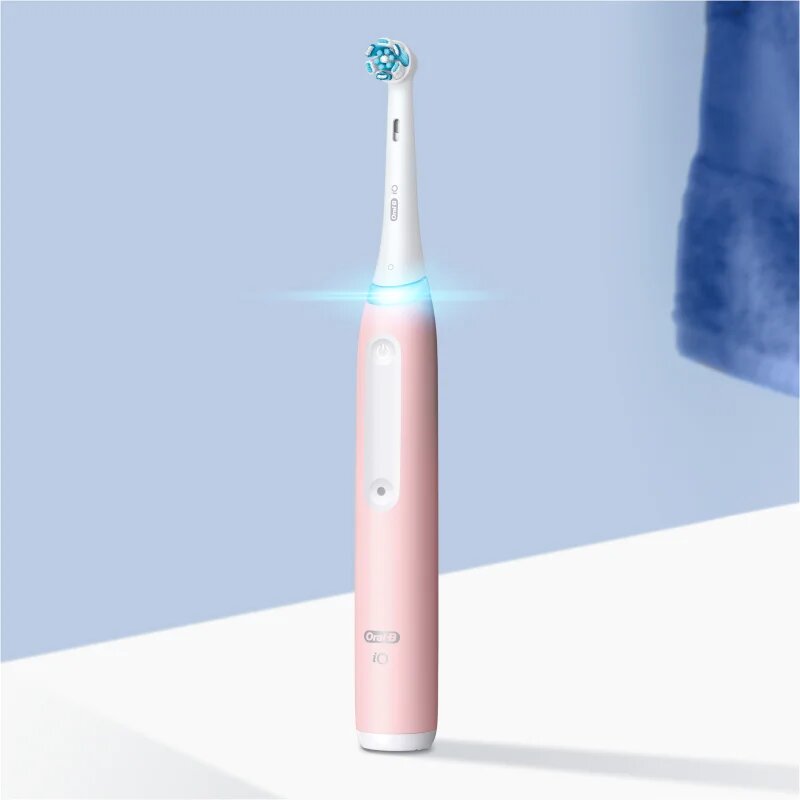 Oral-B iO3 električna zobna ščetka Blush Pink 1 kos
