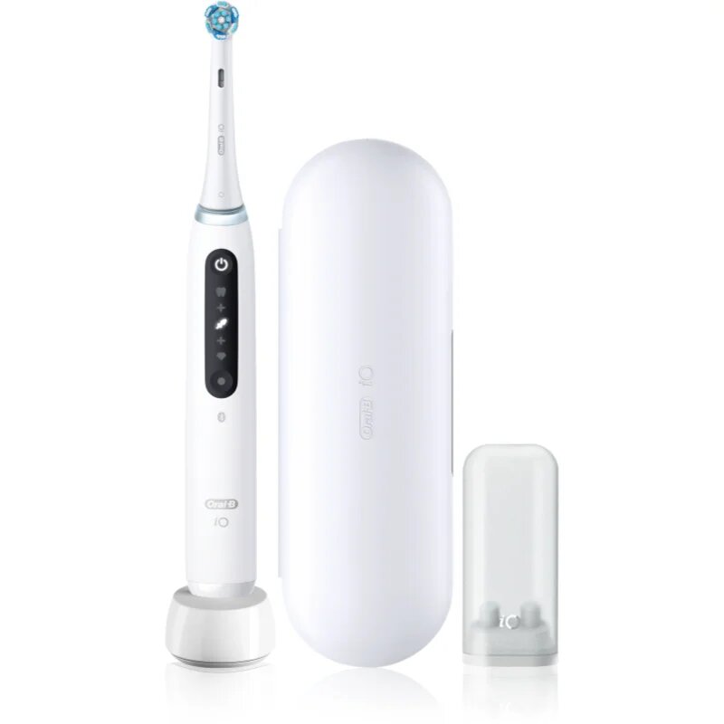 Oral-B iO5 električna zobna ščetka z etuijem Quite White 1 kos