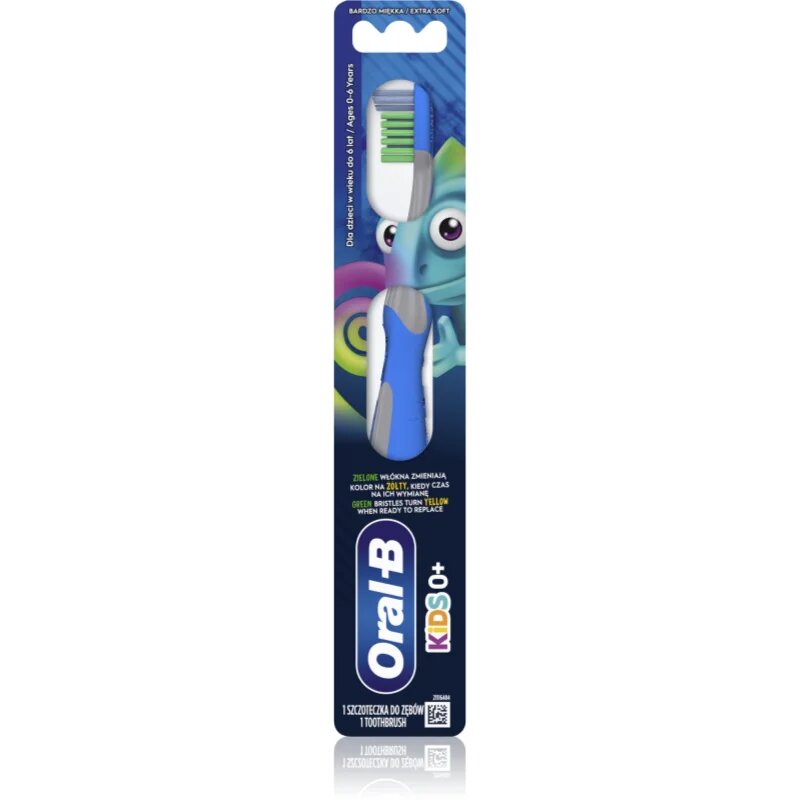 Oral-B Kids 0+ zobna ščetka za otroke od rojstva do 6. leta starosti 1 kos