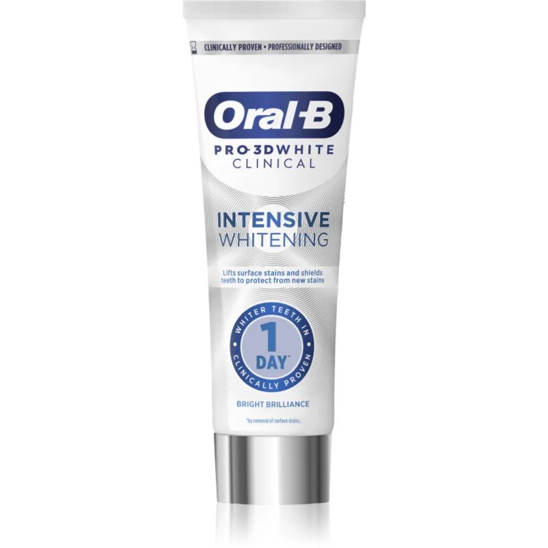 Oral-B Pro-3D White Intensive Whitening intenzivna belilna zobna pasta Bright Brilliance 75 ml