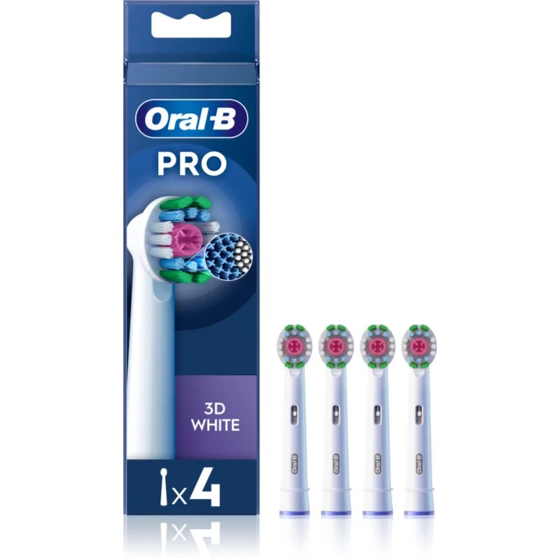 Oral-B PRO 3D White nadomestne glave za zobno ščetko 4 kos