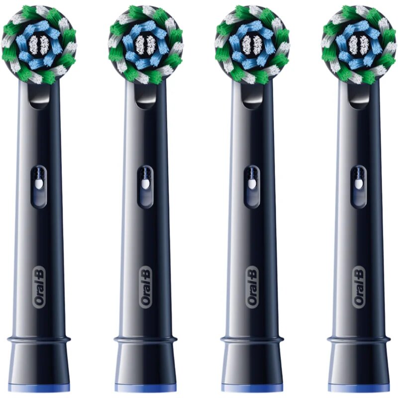 Oral-B PRO Cross Action nadomestne glave za zobno ščetko Black 4 kos