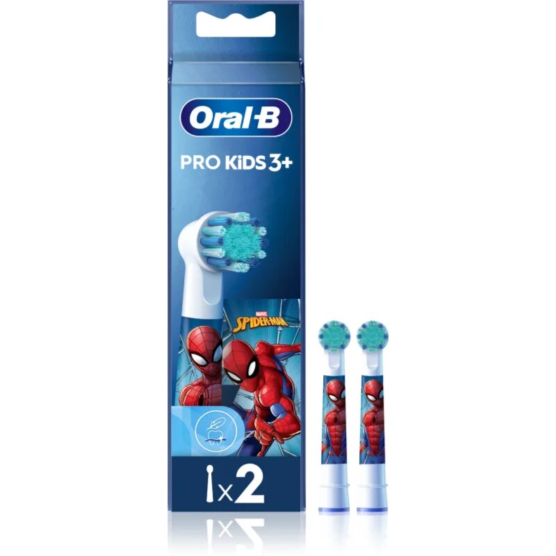 Oral-B PRO Kids 3+ nadomestne glave za zobno ščetko za otroke Spiderman 2 kos