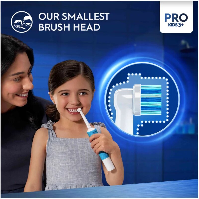 Oral-B PRO Kids 3+ nadomestne glave za zobno ščetko za otroke Spiderman 2 kos