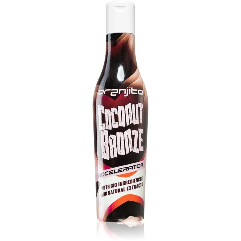 Oranjito Coconut Bronze Accelerator losjon za sončenje v solariju z bio snovmi in pospeševalcem porjavelosti 200 ml