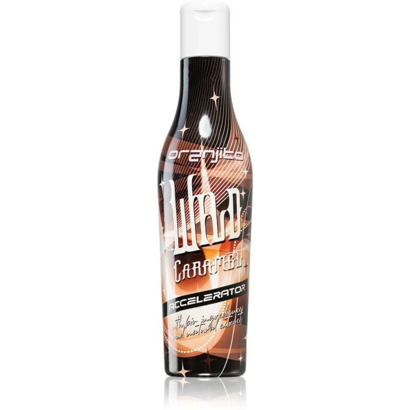 Oranjito Level 2 Wild Caramel losjon za sončenje v solariju z bio snovmi in pospeševalcem porjavelosti 200 ml