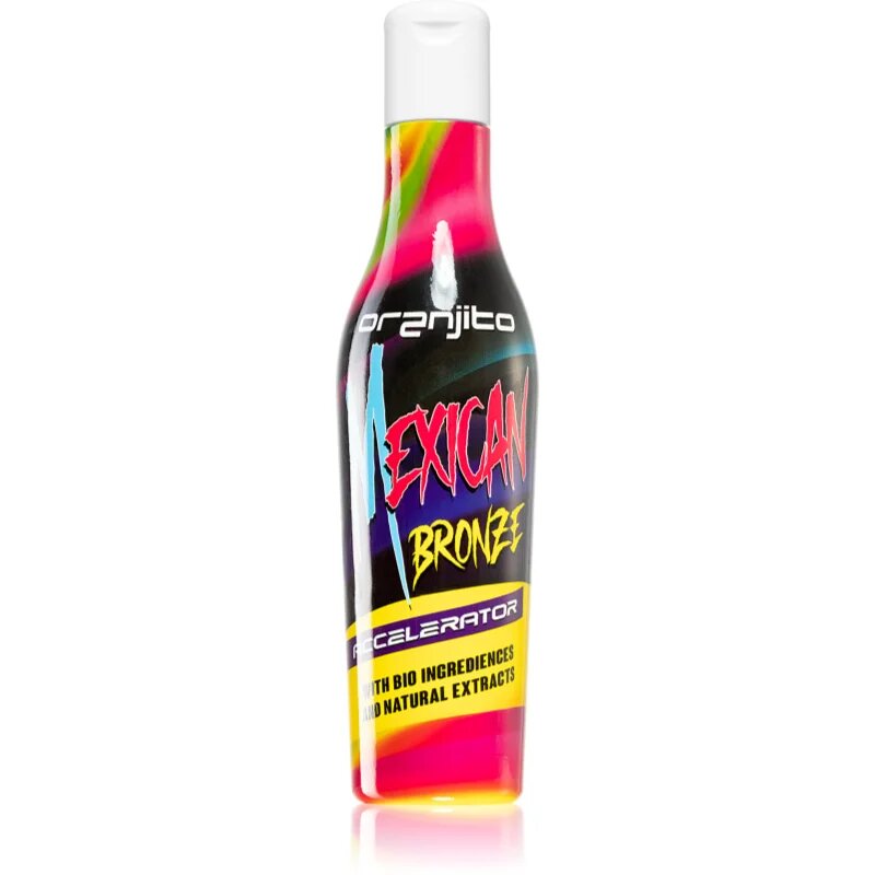 Oranjito Mexican Bronze Accelerator losjon za sončenje v solariju z bio snovmi in pospeševalcem porjavelosti 200 ml