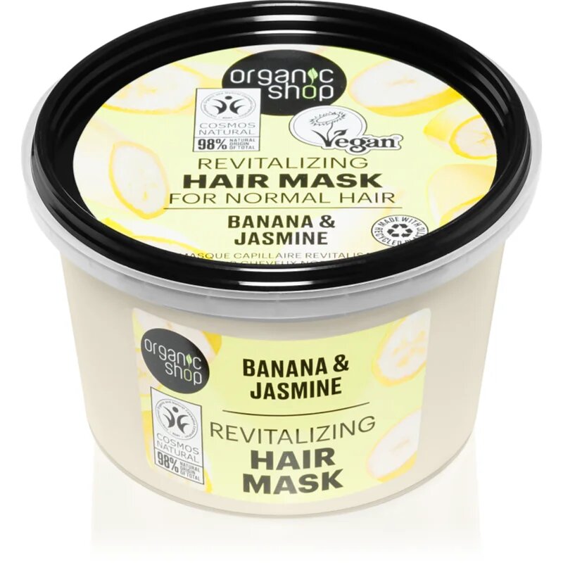 Organic Shop Banana & Jasmine maska za lase za volumen 250 ml