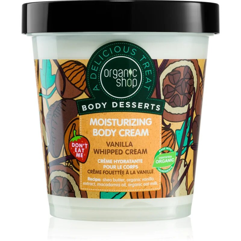 Organic Shop Body Desserts Vanilla vlažilna krema za telo 450 ml