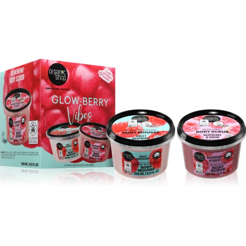 Organic Shop Glow-Berry Vibes Beauty Set darilni set za telo