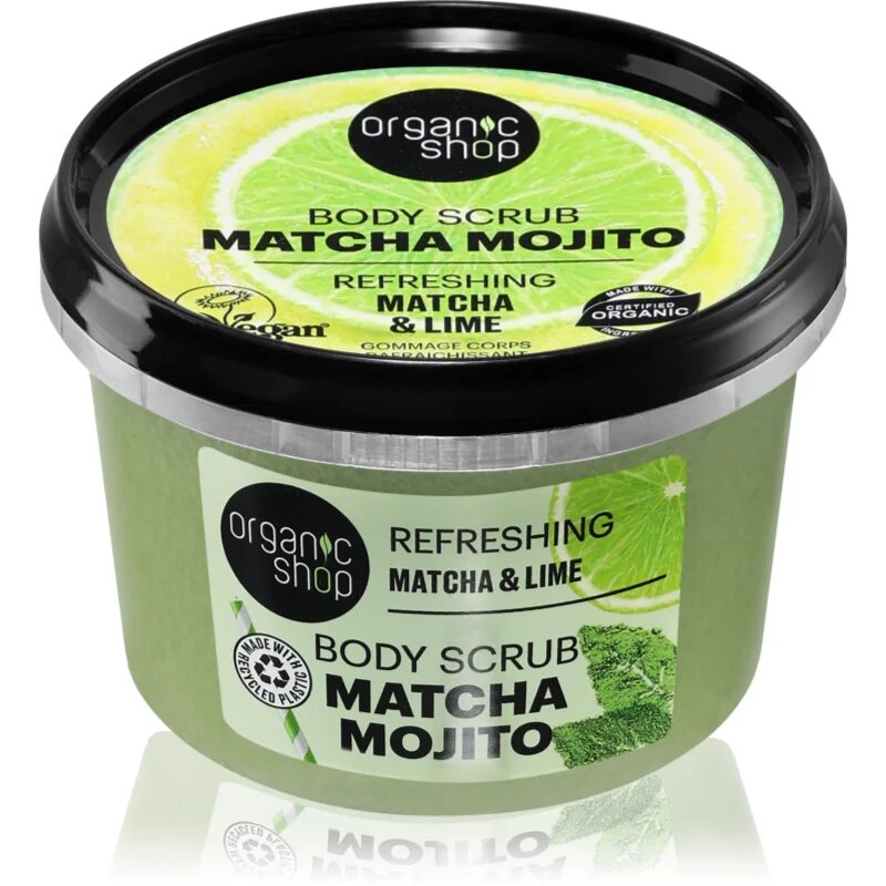 Organic Shop Matcha Mojito osvežilni piling za telo 250 ml