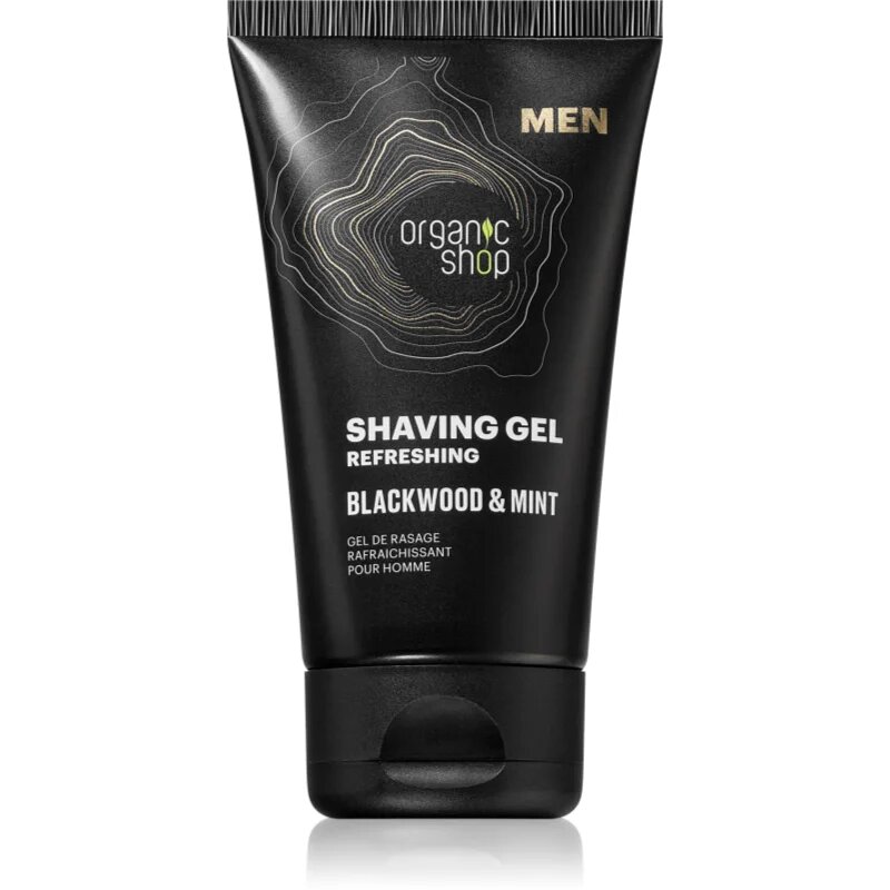 Organic Shop Men Blackwood & Mint gel za britje z osvežujočim učinkom 150 ml