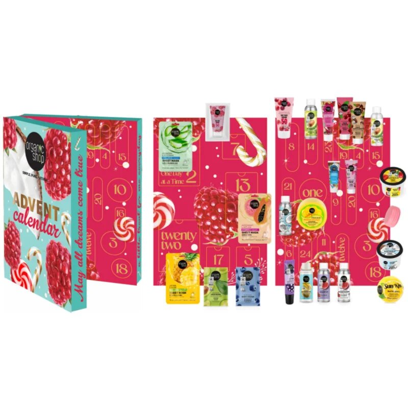 Organic Shop Natural Beauty 24-Day Wellness Advent Calendar adventni koledar