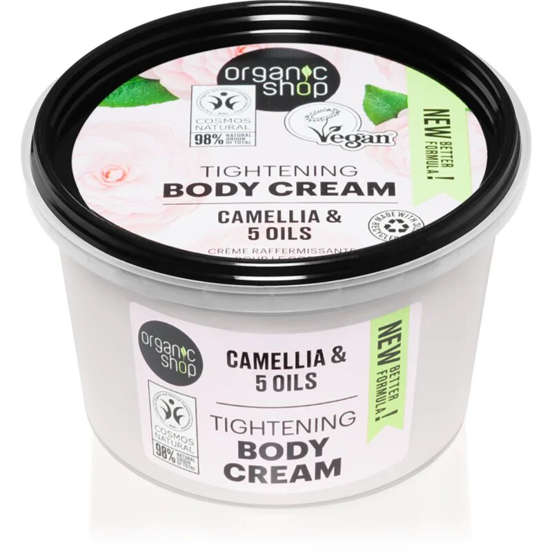 Organic Shop Organic Camellia & 5 Oils negovalna krema za telo 250 ml