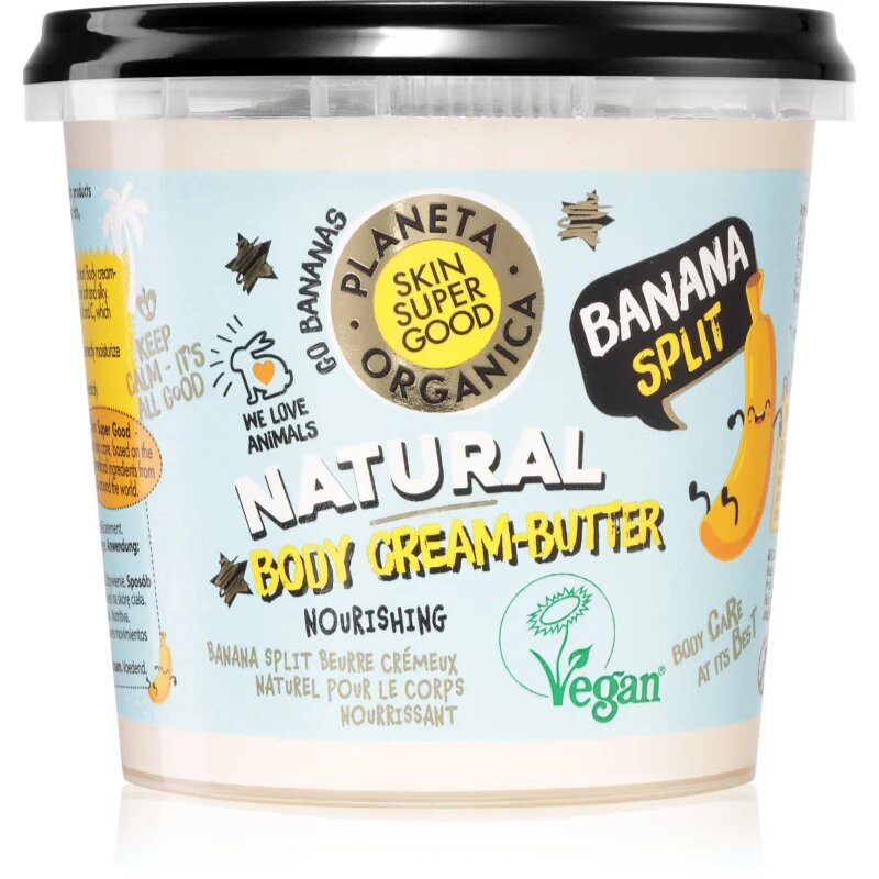 Organic Shop Skin Super Good Banana Split hranilno maslo za telo 360 ml