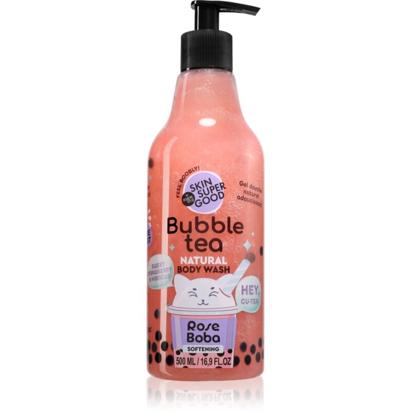 Organic Shop Skin Super Good Bubble Tea mehčalni gel za prhanje 500 ml