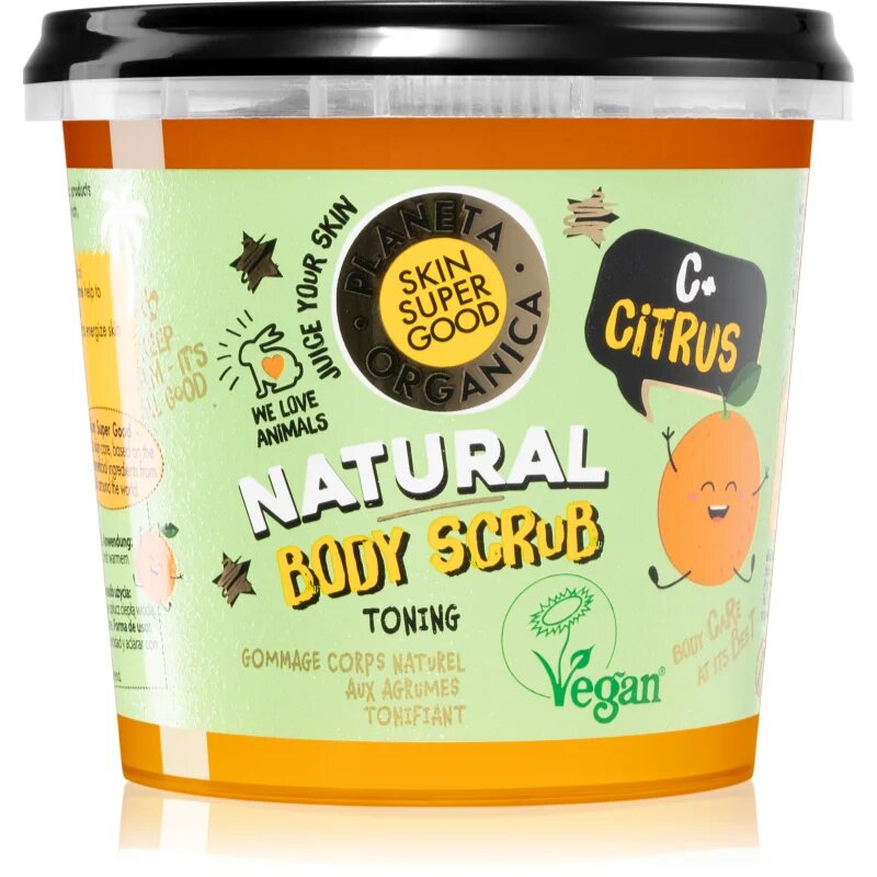 Organic Shop Skin Super Good C+ Citrus osvežilni piling za telo z vitaminom C 360 ml