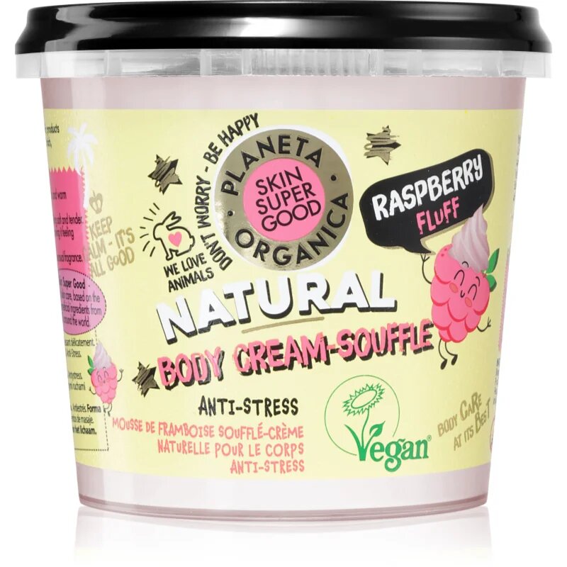 Organic Shop Skin Super Good Raspberry Fluff sufle za telo 360 ml