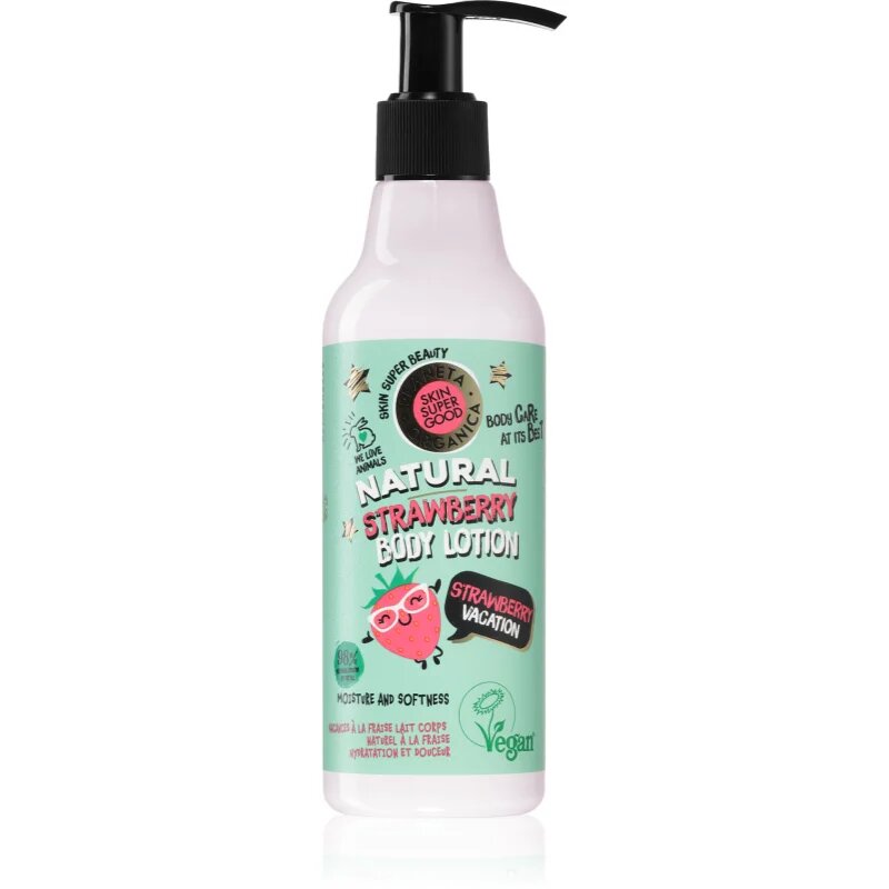 Organic Shop Skin Super Good Strawberry Vacation nežni vlažilni losjon za telo 250 ml