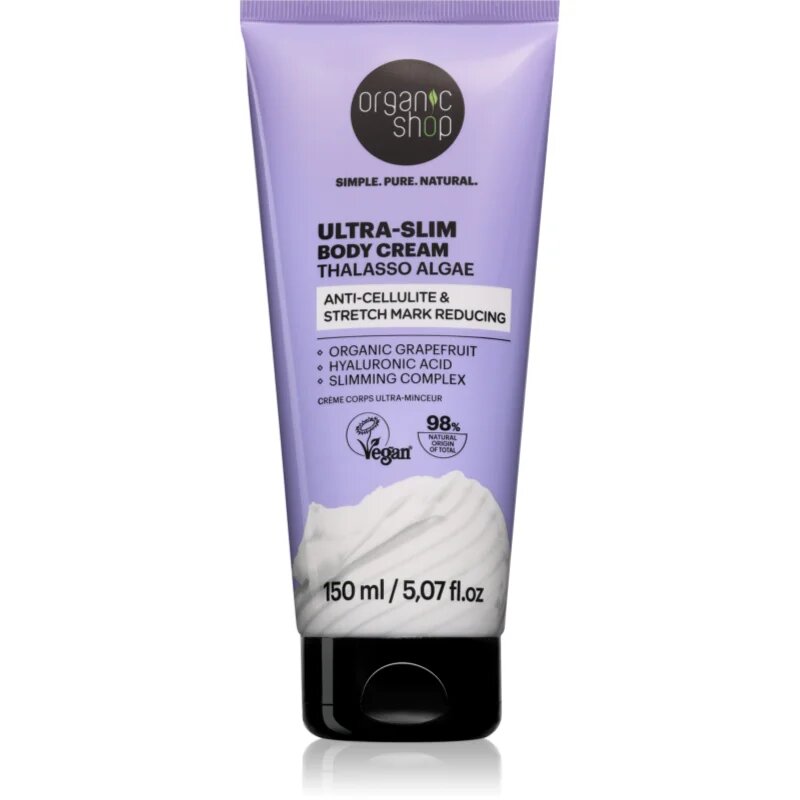 Organic Shop Thalasso Ultra-Slim Body Cream krema za hujšanje proti celulitu in strijam 150 ml