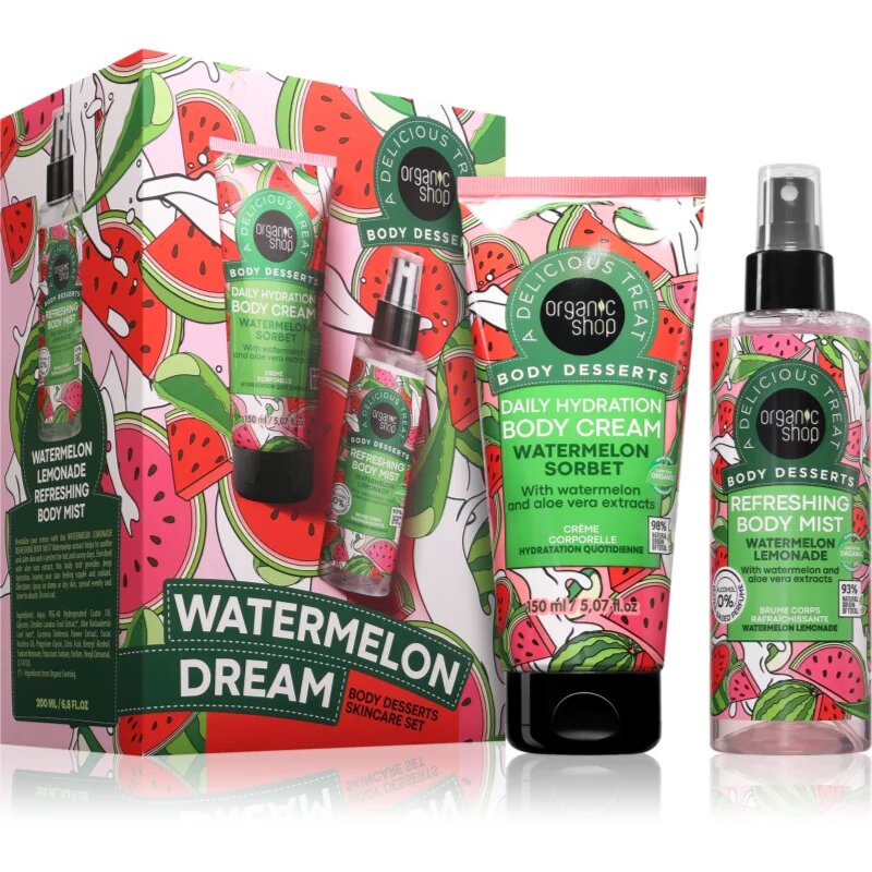 Organic Shop Watermelon Dream Body Desserts Skincare Set darilni set za telo