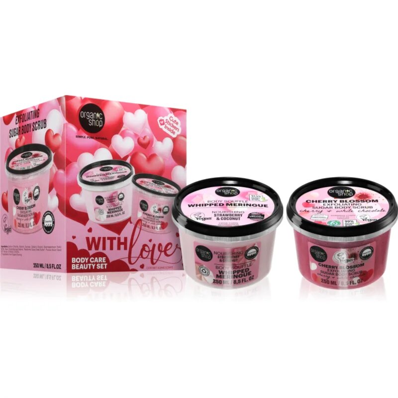 Organic Shop With Love Body Care Beauty Set darilni set za telo