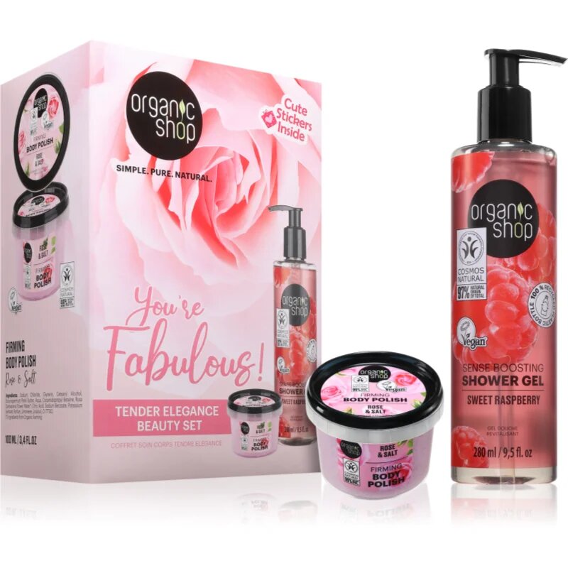 Organic Shop You're Fabulous! Tender Elegance Beauty Set darilni set za telo
