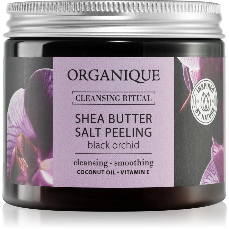 Organique Black Orchid solni piling z karitejevim maslom 200 g