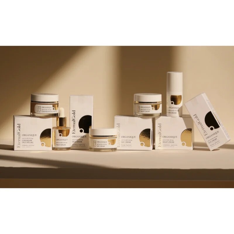 Organique Eternal Gold Anti-Wrinkle Therapy učvrstitveni serum za obraz 30 ml