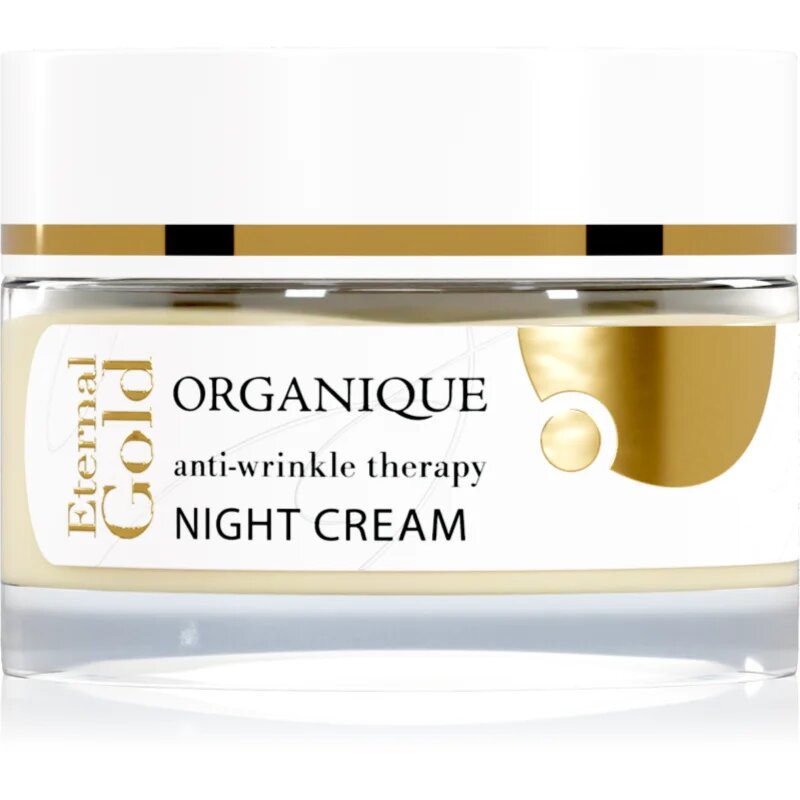 Organique Eternal Gold Anti-Wrinkle Therapy vlažilna nočna krema proti gubam 50 ml