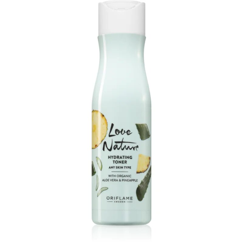 Oriflame Love Nature Organic Aloe Vera & Pineapple vlažilna voda za obraz 150 ml