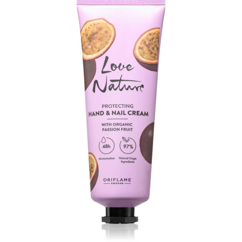 Oriflame Love Nature Organic Passion Fruit zaščitna krema za roke 75 ml