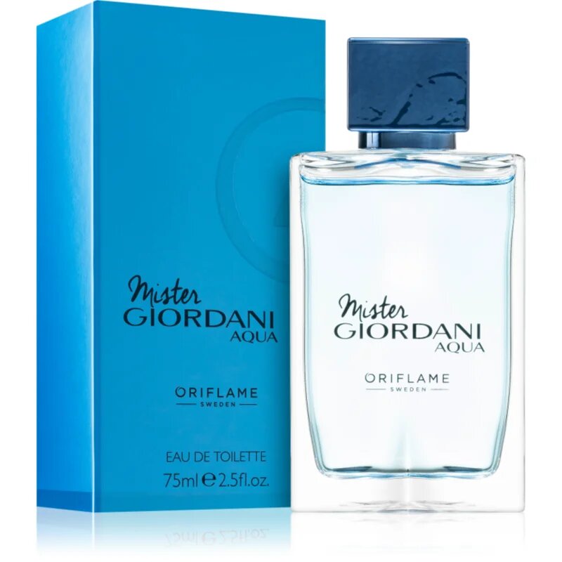 Oriflame Mister Giordani Aqua toaletna voda za moške 75 ml