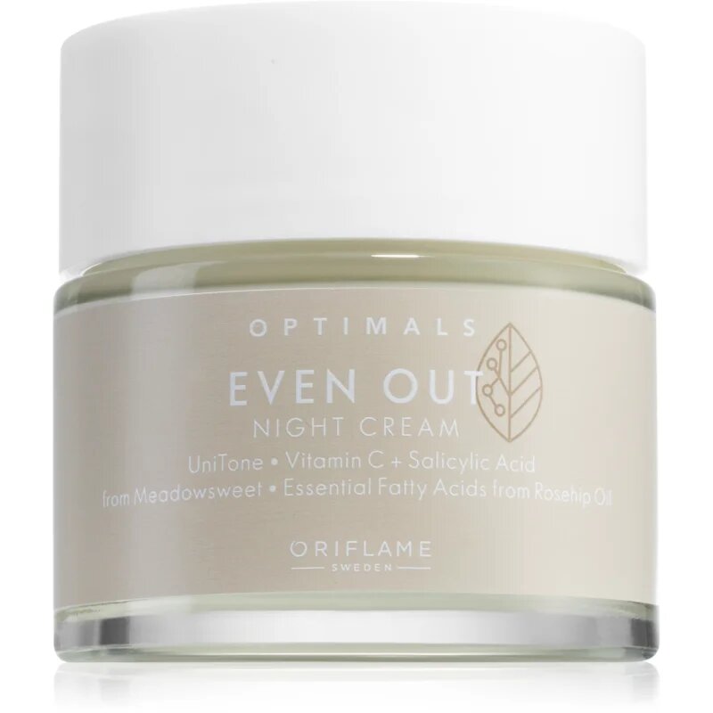 Oriflame Optimals Even Out nočna krema ki stimulira regeneracijo celic 50 ml